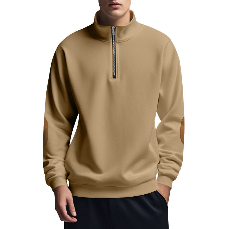 Herren funktionaler Pullover mit hohem Kragen und Reißverschluss Echoarchiv