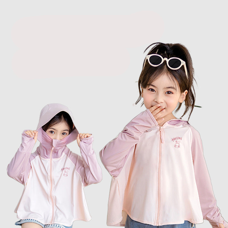 Kinder UV-Schutzjacke mit Kapuze und atmungsaktiven Eigenschaften Echo Archiv