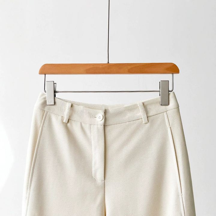 Damen Weit geschnittene elegante Trousers Echoarchiv