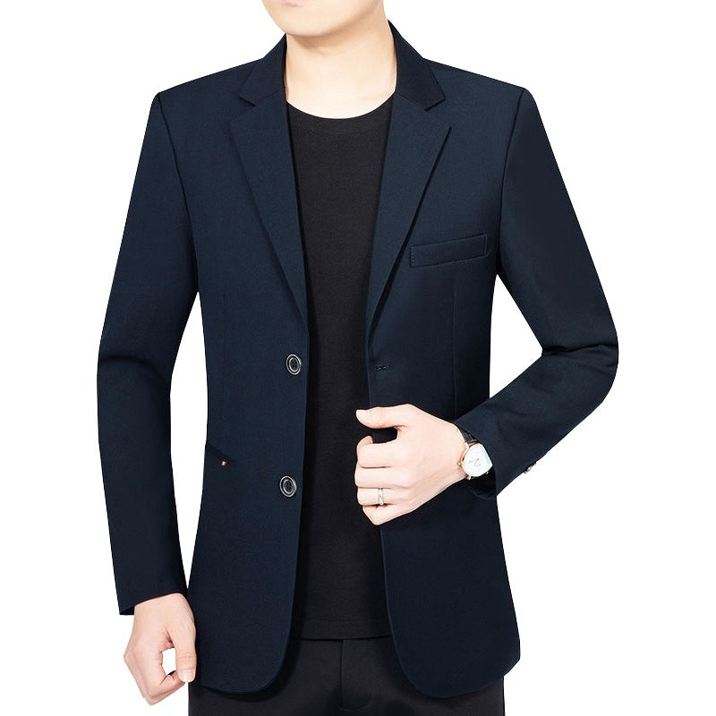 Herren Schlankes Business-Sakko mit minimalistischem Design und Stretch-Komfort – Tianoro