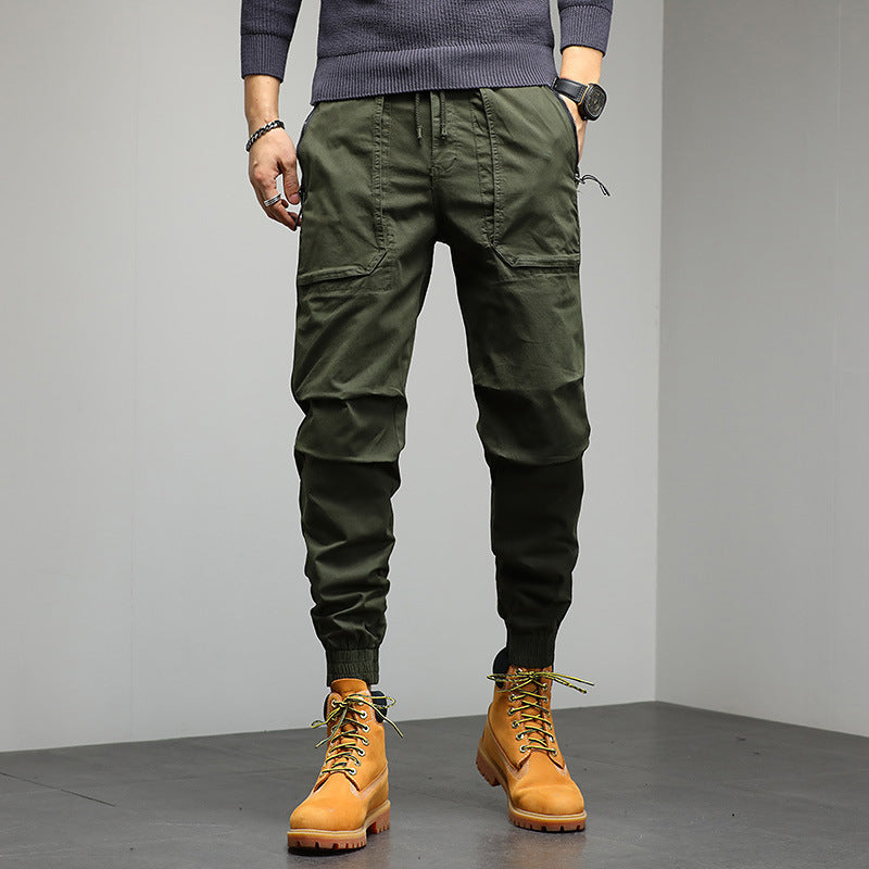 Herren Tapered Cargo-Joggerhose mit Kordelzug, elastischen Bündchen und Multifunktions‑Taschen Echo Archiv