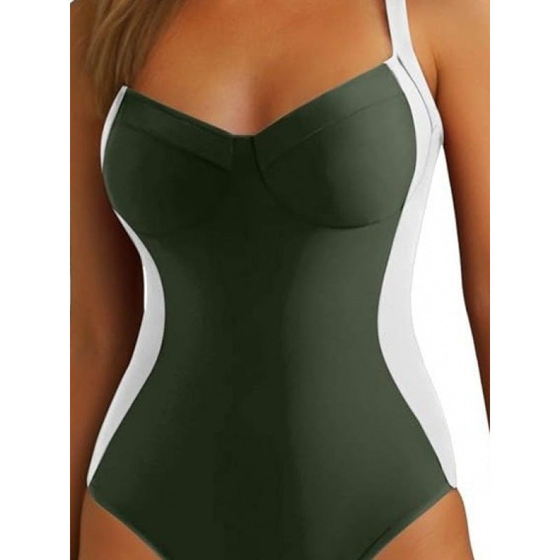 Damen Einteiliger Badeanzug mit modischem Schnitt und femininer Silhouette Echo Archiv