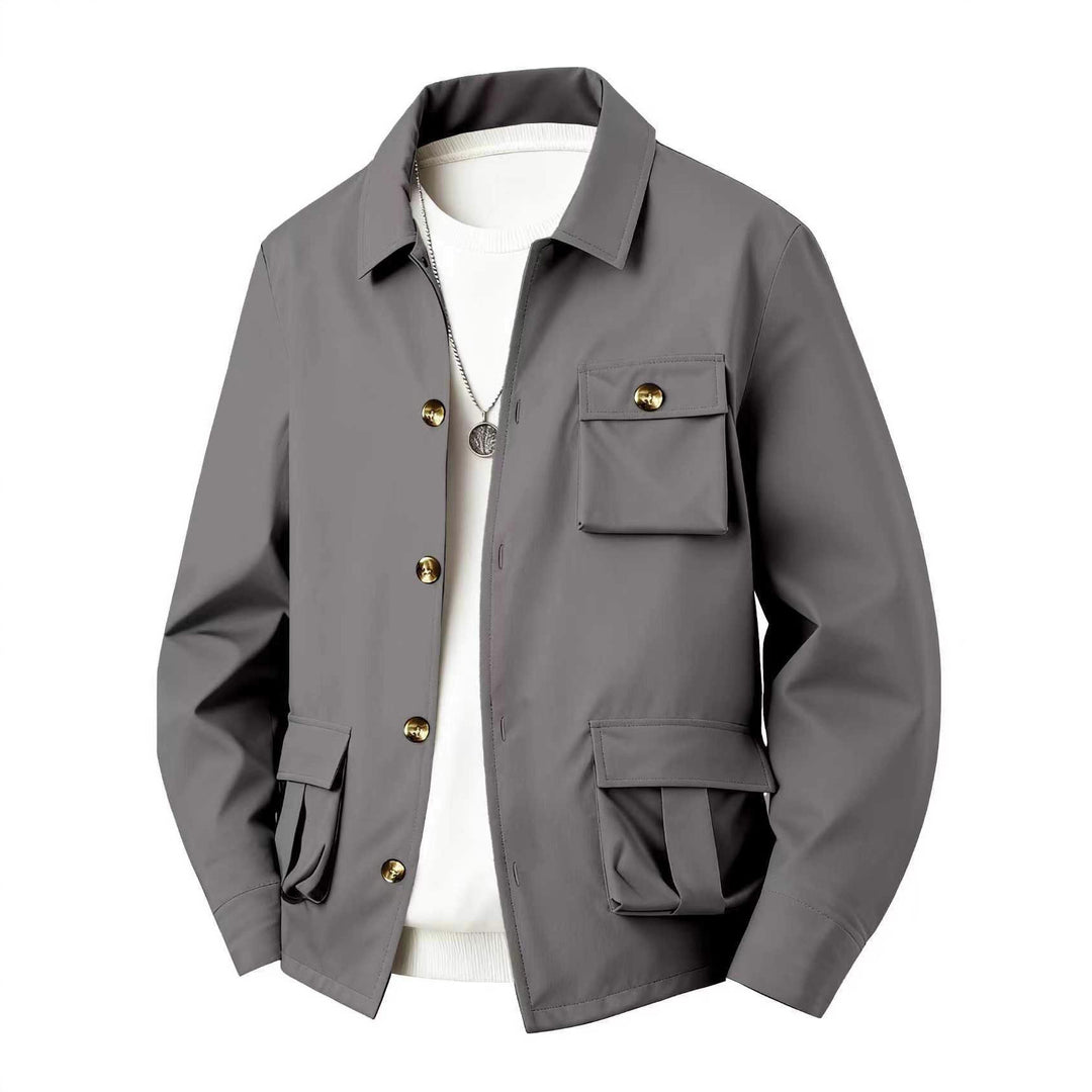 Herren modische Utility-Jacke mit praktischen Taschen Echoarchiv