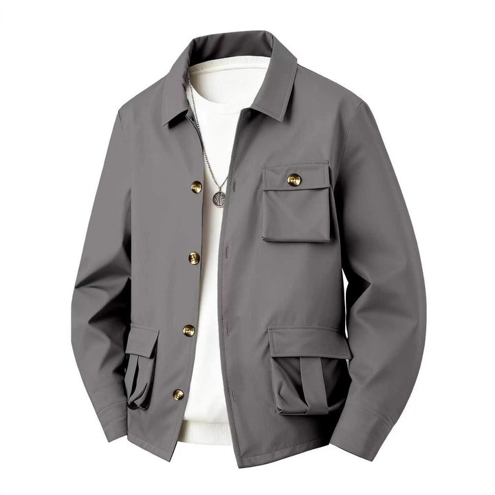 Herren modische Utility-Jacke mit praktischen Taschen Echoarchiv