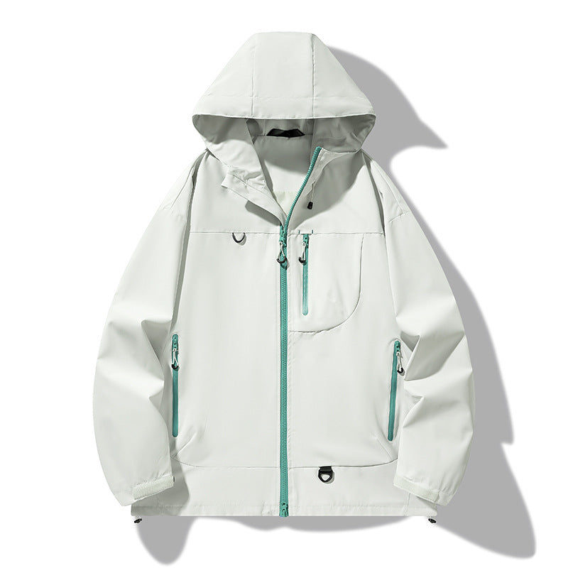 Herren Nano wasserdichte Softshell-Jacke mit geschweißten Nähten, versteckter Brusttasche und verstellbarem Saum – Taviero
