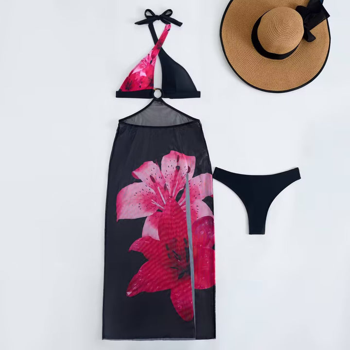 Damen Bikiniset mit transparentem Cover-Up Echo Archiv