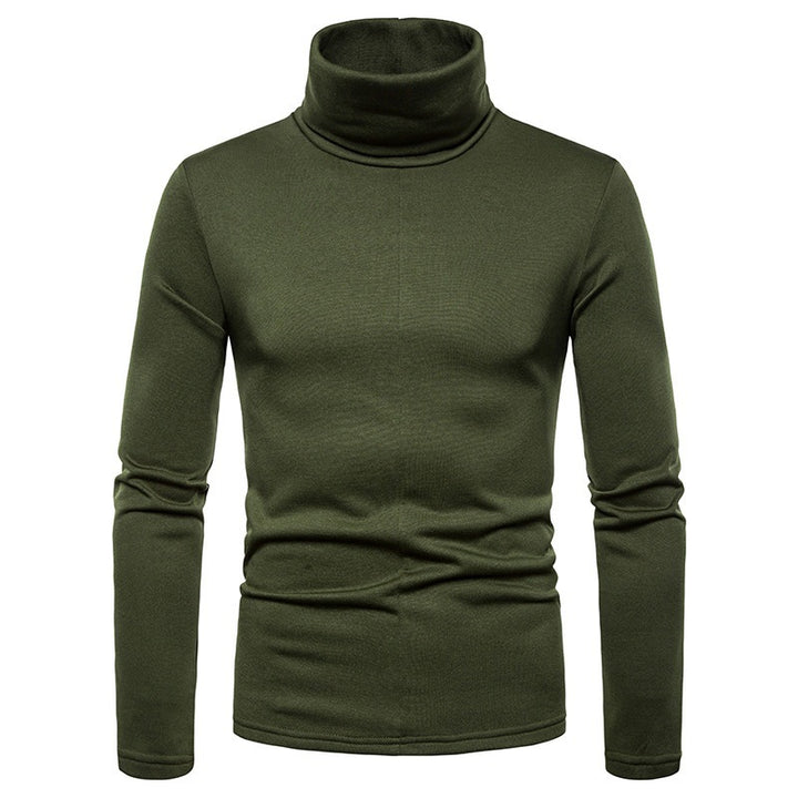 Herren Rollkragenpullover aus weichem Strickmaterial Echoarchiv