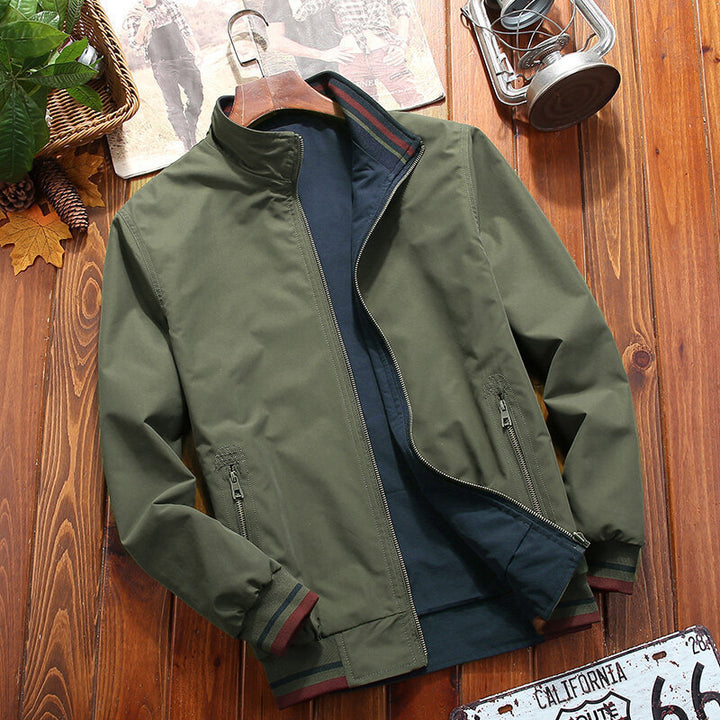 Herren Stylische Übergangsjacke mit hoch geschlossenem Kragen Echo Archiv