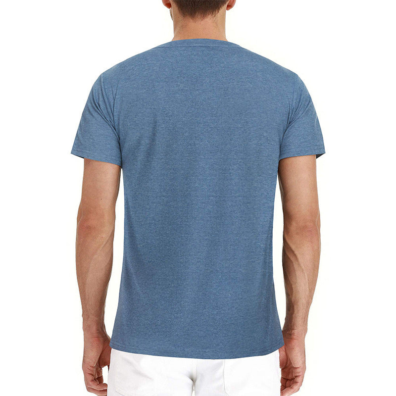 Herren Rundhals T-Shirt aus atmungsaktivem weichem Baumwollmix Echoarchiv