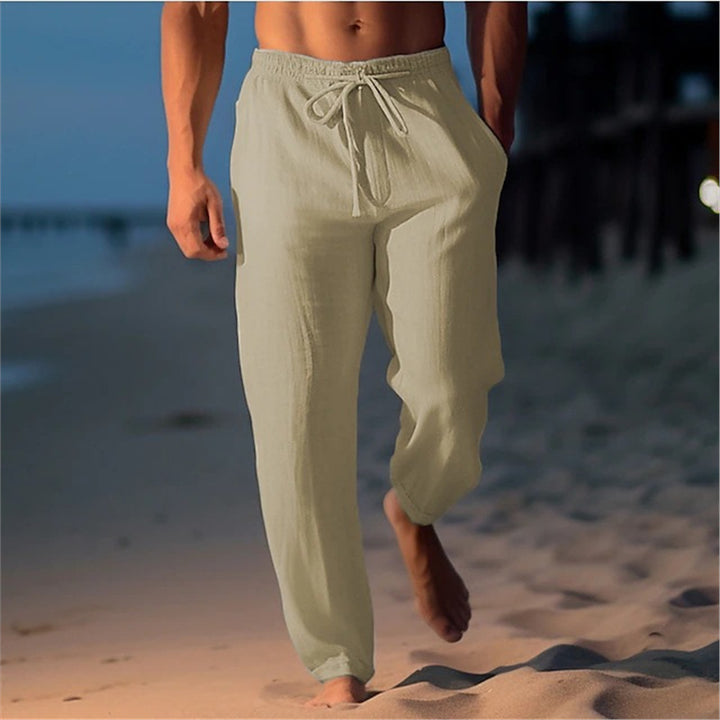 Herren atmungsaktive Strandhose mit verstellbarem Bund Echoarchiv
