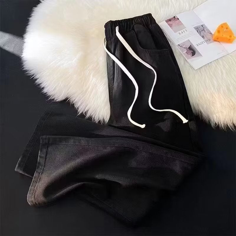 Herren Sportliche Freizeithose mit Kordelzug und tiefen Taschen Echoarchiv