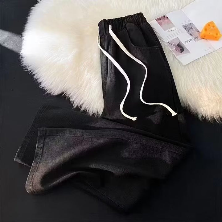 Herren Sportliche Freizeithose mit Kordelzug und tiefen Taschen Echoarchiv