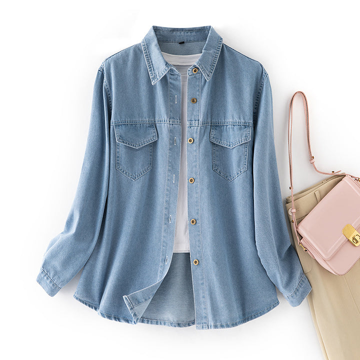 Damen Denim Hemdjacke Echo Archiv