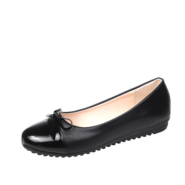 Damen verführerische Ballerina-Pumps mit Lackkappenvorderteil und gepolsterter Komfortsohle – Lioré