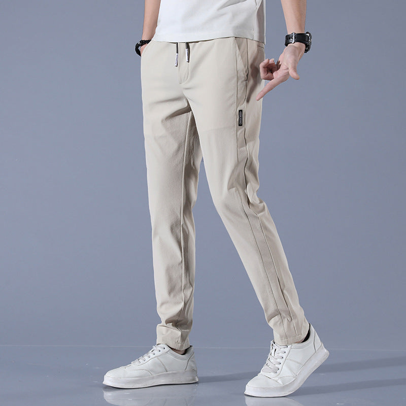 Herren sportliche Sweatpants mit verstellbarem Kordelzug und seitlichen Reißverschlusstaschen Echoarchiv