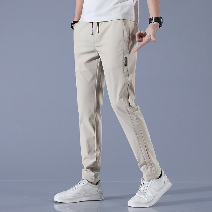 Herren sportliche Sweatpants mit verstellbarem Kordelzug und seitlichen Reißverschlusstaschen Echoarchiv