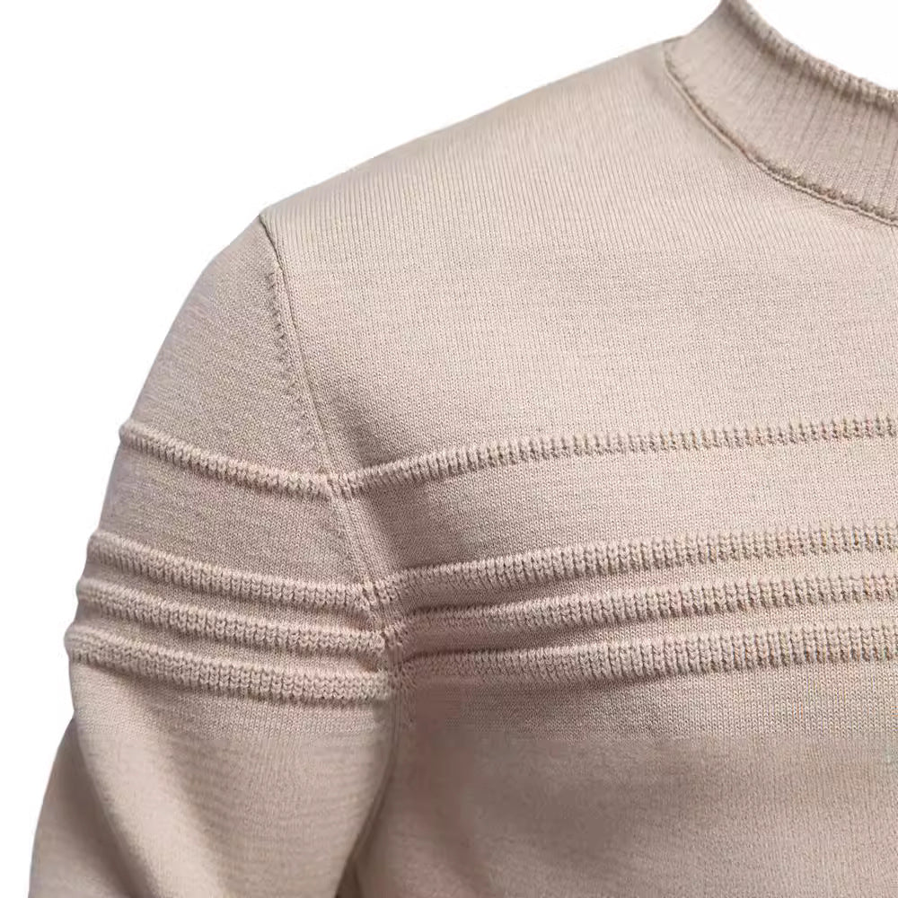 Herren Strickpullover mit modernem Strukturdesign und Komfortpassform Echoarchiv