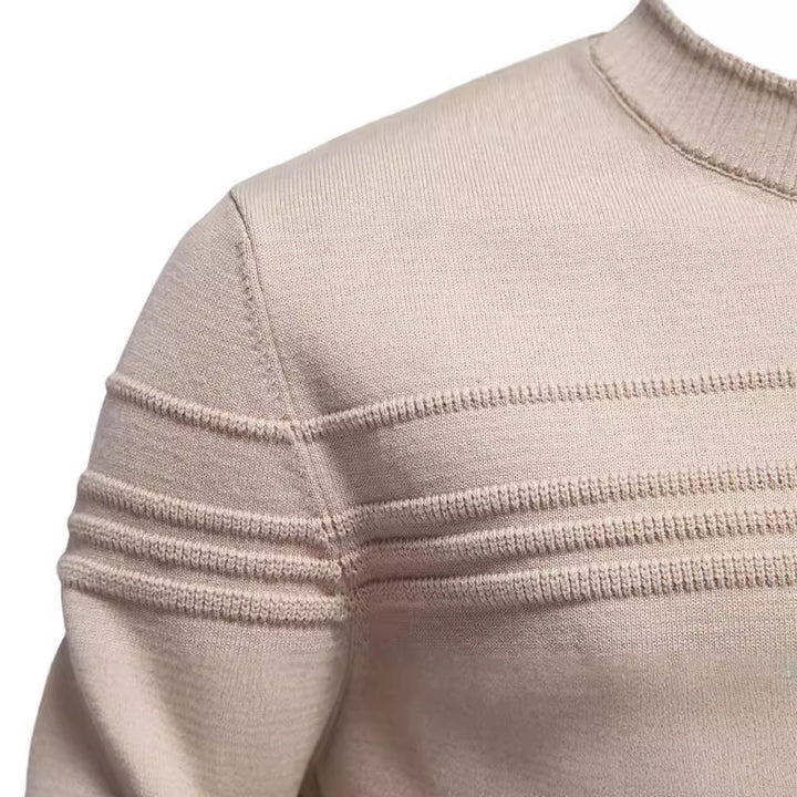 Herren Strickpullover mit modernem Strukturdesign und Komfortpassform Echoarchiv