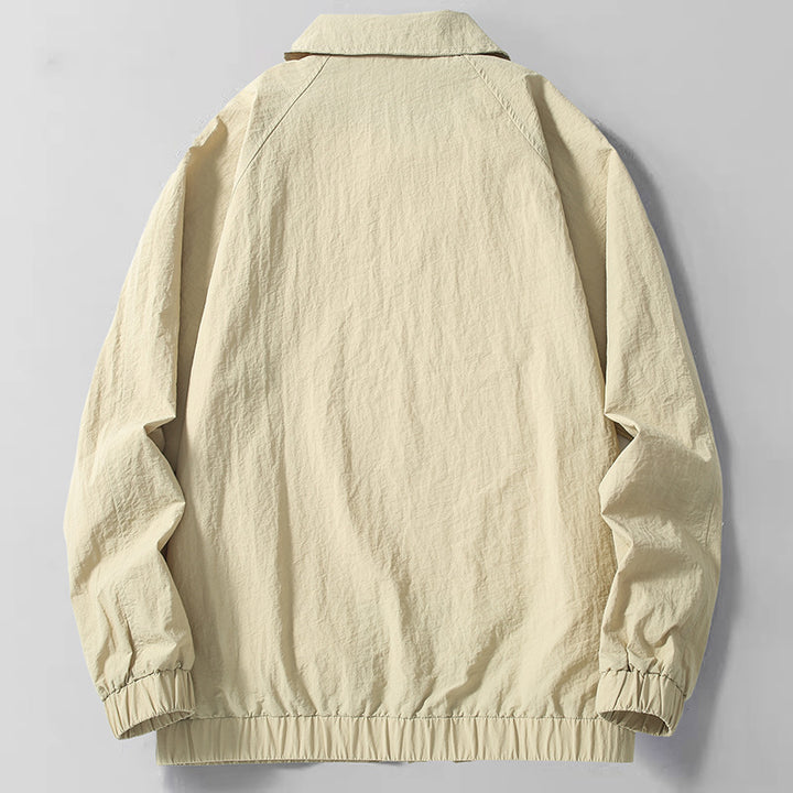 Herren leichte Übergangsjacke mit elastischen Bündchen Echoarchiv