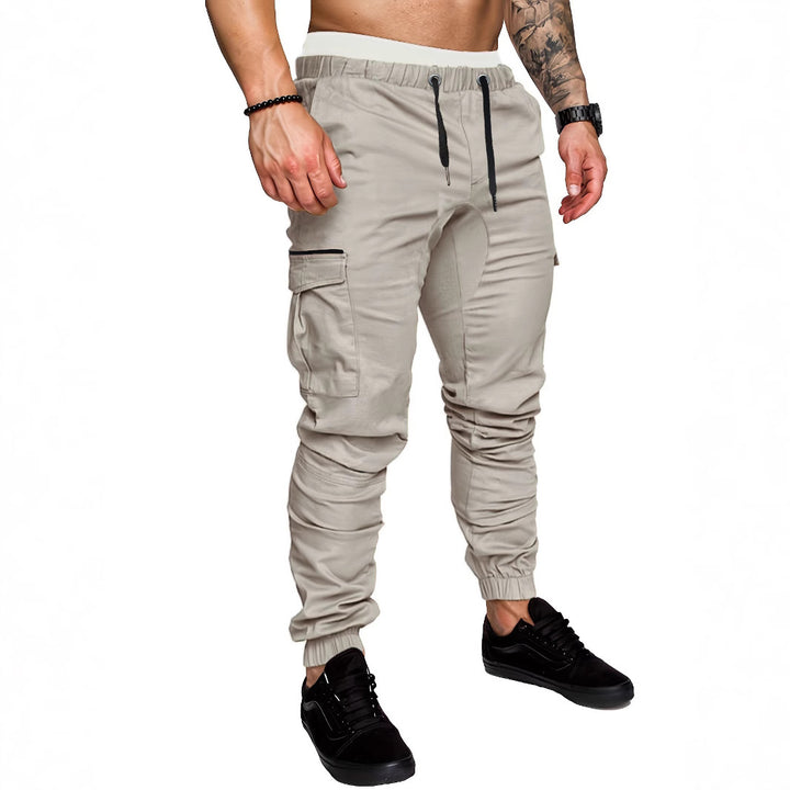 Herren Cargo-Hose mit elastischem Bund und praktischen Taschen Echoarchiv