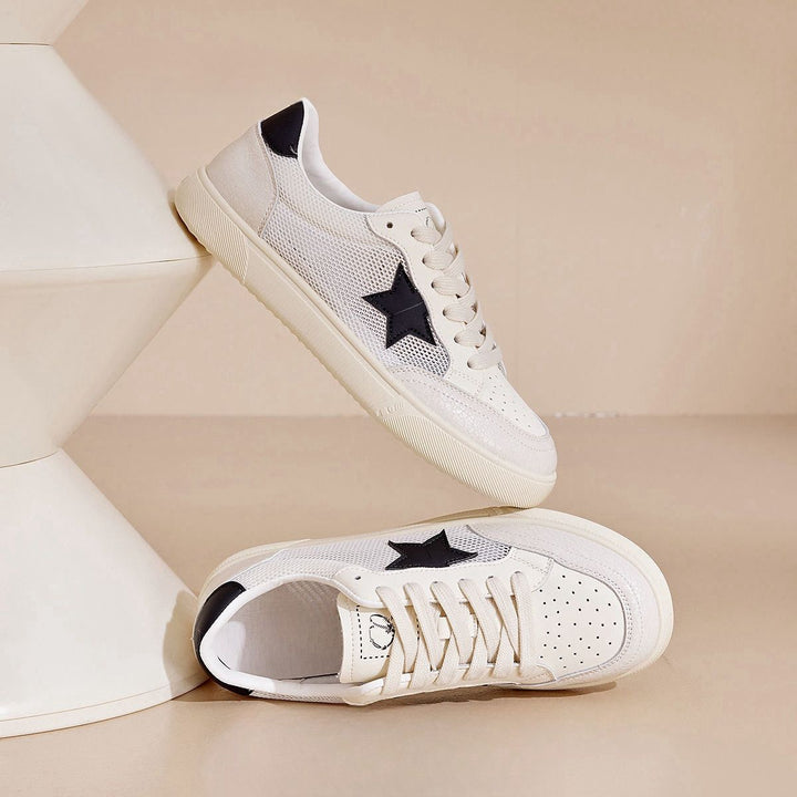 Damen Sneaker mit atmungsaktivem Mesh und stilvollem Sternen-Design Echo Archiv