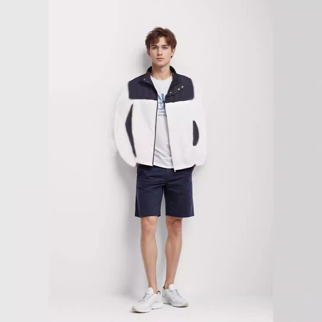 Herren funktionale Outdoorjacke im sportlichen Schnitt Echoarchiv