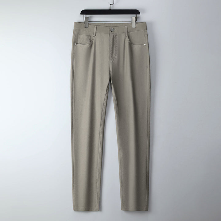 Herren elegante Slim-Fit Jeanshose mit hohem Tragekomfort und flexibler Bundverstellung Echoarchiv