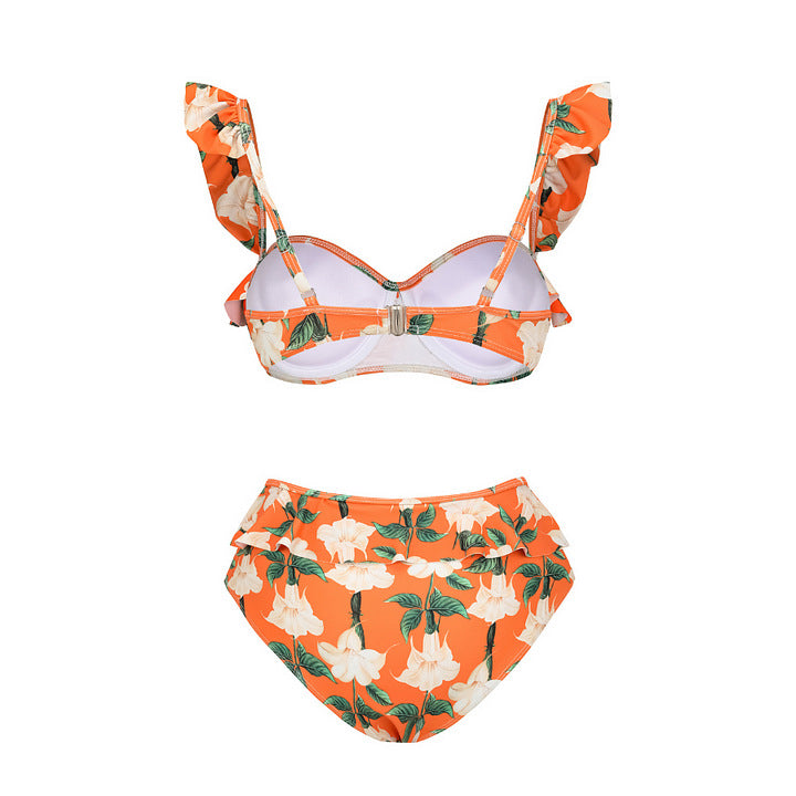 Damen Bikiniset mit voluminösen Rüschendetails Echo Archiv