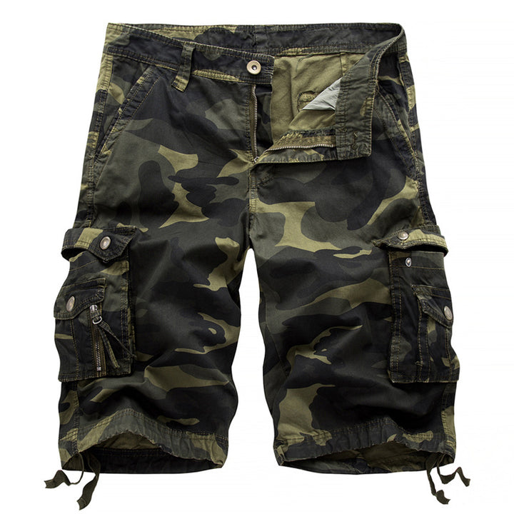 Herren Cargoshorts mit multifunktionalen Taschen und camouflagemuster Echoarchiv