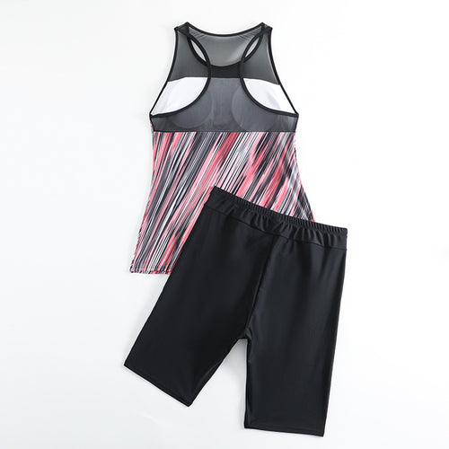Damen sportliches Tankini-Set mit atmungsaktivem Racerback Echo Archiv