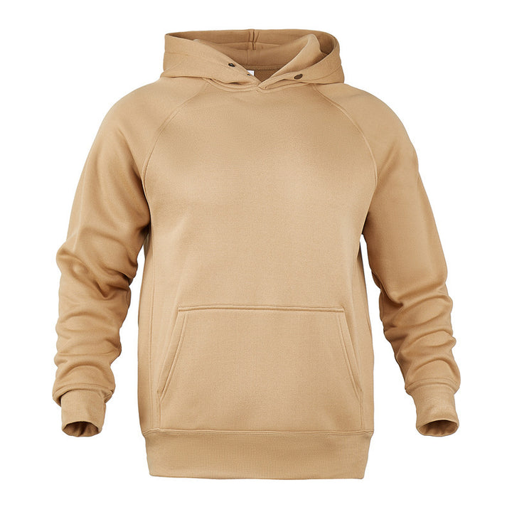 Herren lässiger Kapuzenpullover mit praktischem Kängurutaschen-Design und elastischen Bündchen Echoarchiv