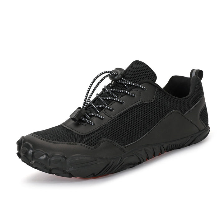 Herren nan leichter Schnellzug-Trekkingschuh mit Gummizehschutz, atmungsaktivem Meshoberteil und profiliertem Outdoor-Laufsohle Echo Archiv