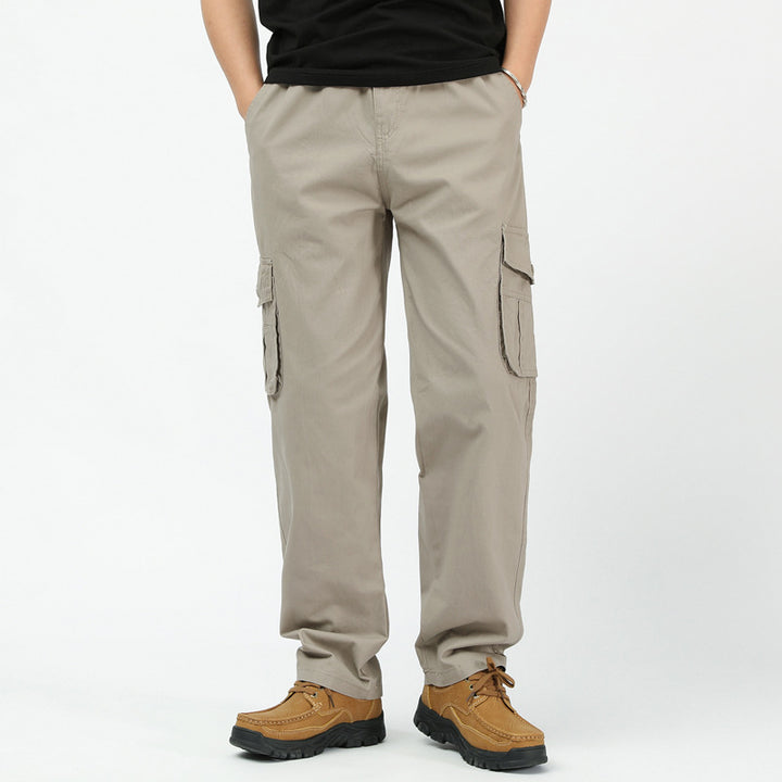 Herren utilitaristische Cargohose mit geradem Schnitt und Multifachtaschen Echo Archiv