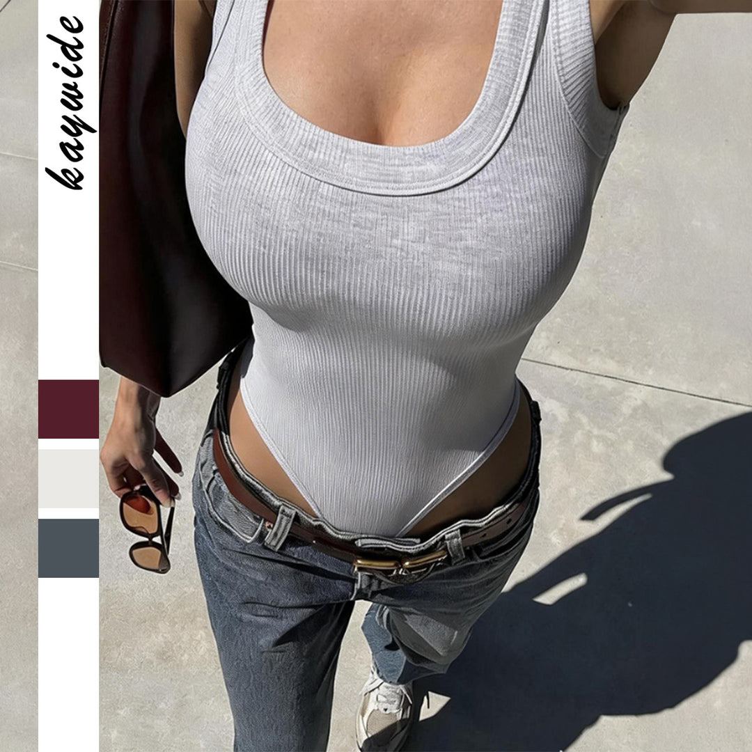 Damen Sportliches Trägershirt aus angenehmem Rippmaterial Echo Archiv