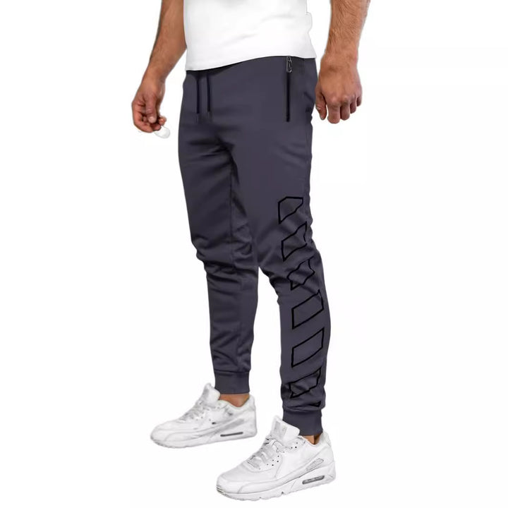 Herren Sportliche Jogginghose mit Reißverschlusstaschen Echoarchiv