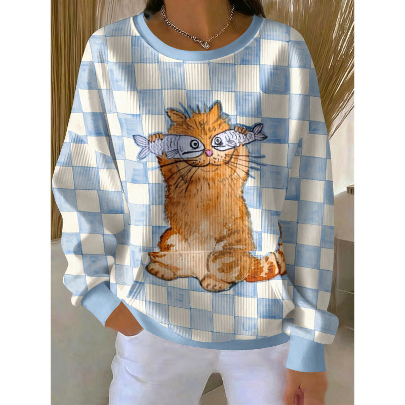 Damen Gemütlicher Pullover Echoarchiv