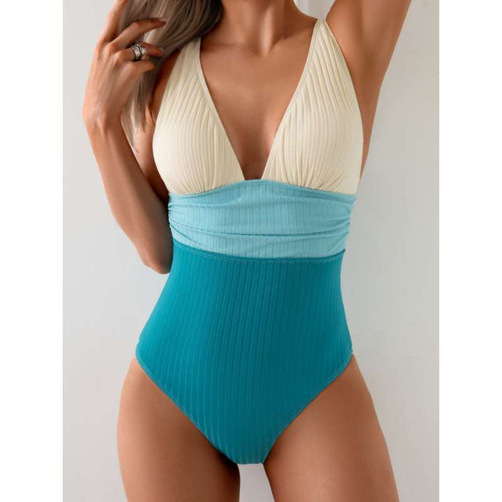 Damen eleganter und figurbetonter Badeanzug Echo Archiv