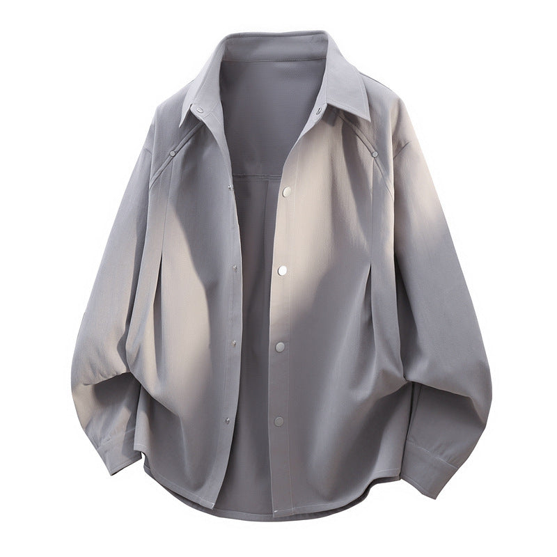 Herren Lässige Overshirtjacke Echo Archiv