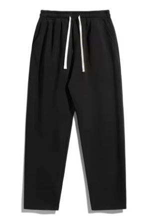 Unisex lässige Straight‑Leg Jogginghose mit elastischem Komfortbund, kontrastierendem Kordelzug und seitlichen Eingrifftaschen – Sorevano