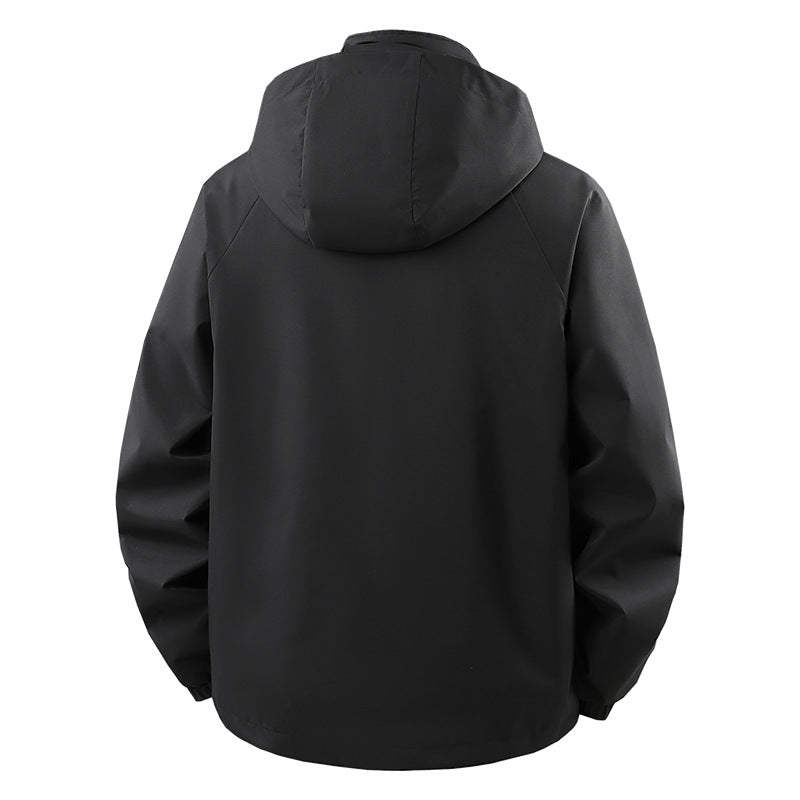 Herren Ultraleichte atmungsaktive Kapuzen‑Übergangsjacke mit Meshfutter und wasserabweisender Microripstop‑Hülle Echoarchiv