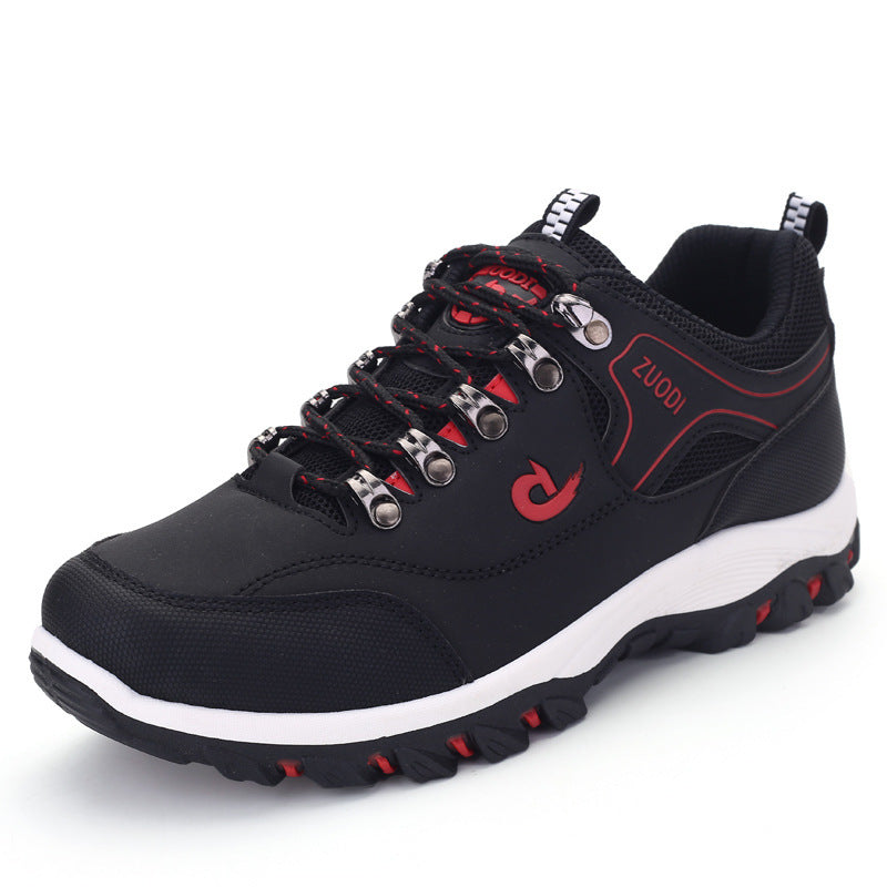 Herren robuste Trail‑Trekking‑Sneaker mit verstärkter Zehenkappe, Metallösen und multidirektionaler Profilsohle – Norré
