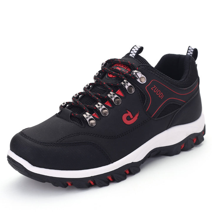 Herren robuste Trail‑Trekking‑Sneaker mit verstärkter Zehenkappe, Metallösen und multidirektionaler Profilsohle – Norré