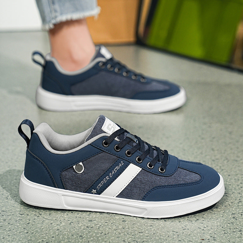 Herren nan urbaner Canvas- und Kunstleder-Sneaker mit gepolstertem Einstieg und profilierter Gummisohle Echo Archiv