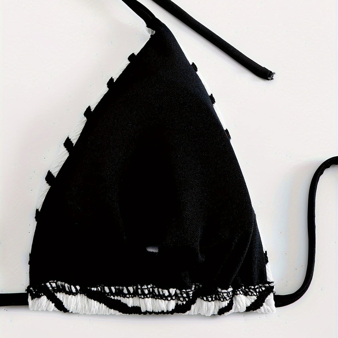 Damen Streifen Bikini Set Echo Archiv