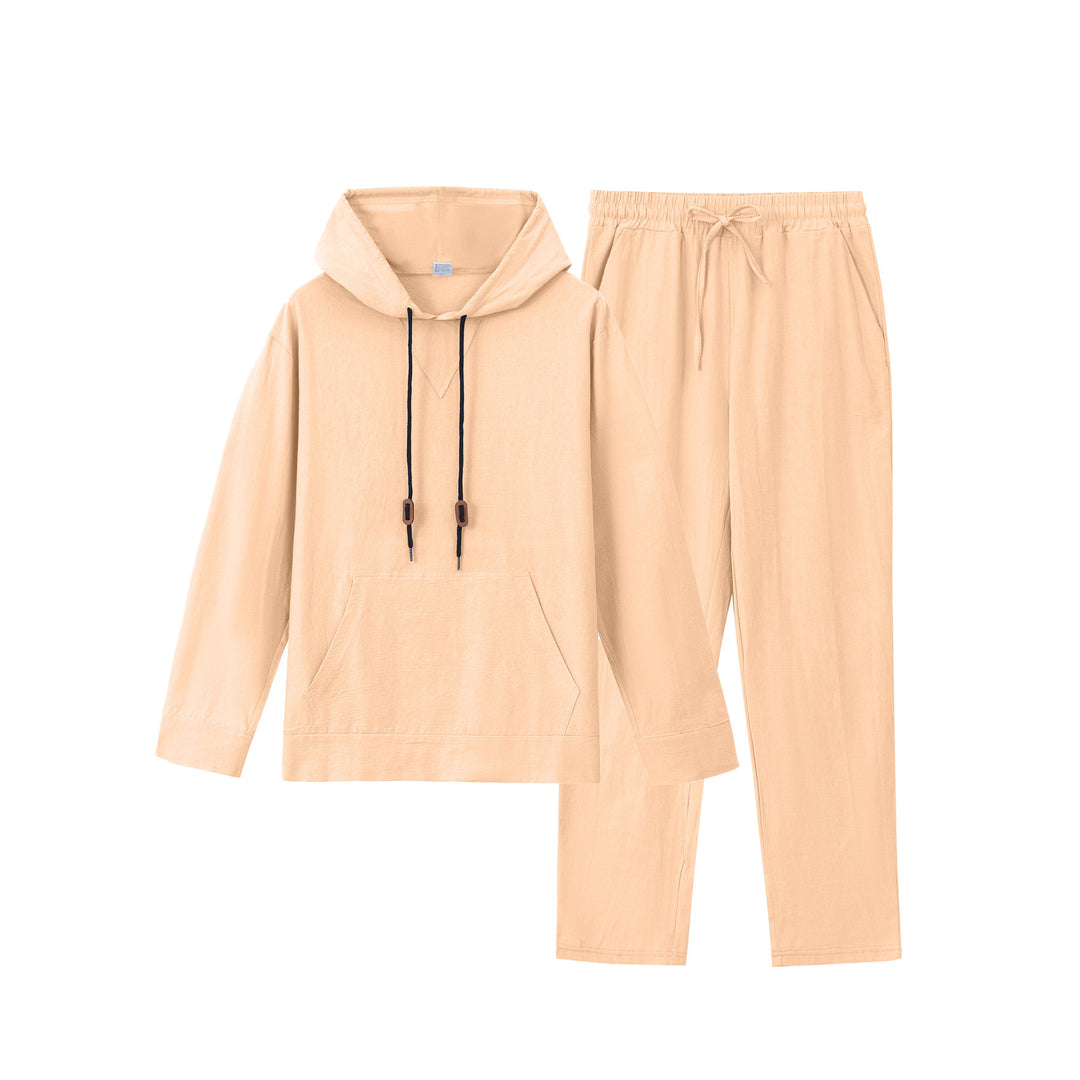 Herren Freizeit Hoodie und Jogginghose Set Echoarchiv