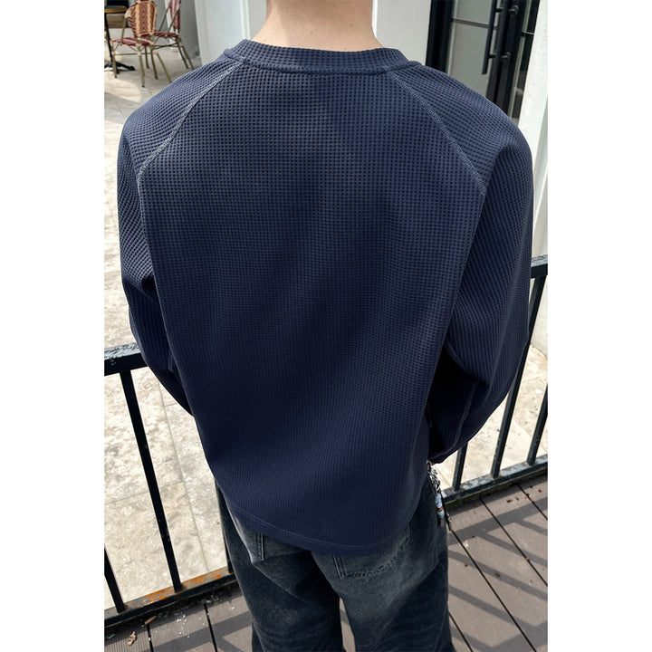 Herrenmode Sweatshirt mit strukturiertem Design Echo Archive
