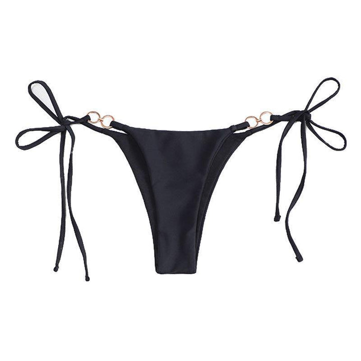 Damen Bikini-Höschen mit verstellbaren Bändern und elegantem Ring-Detail Echo Archiv