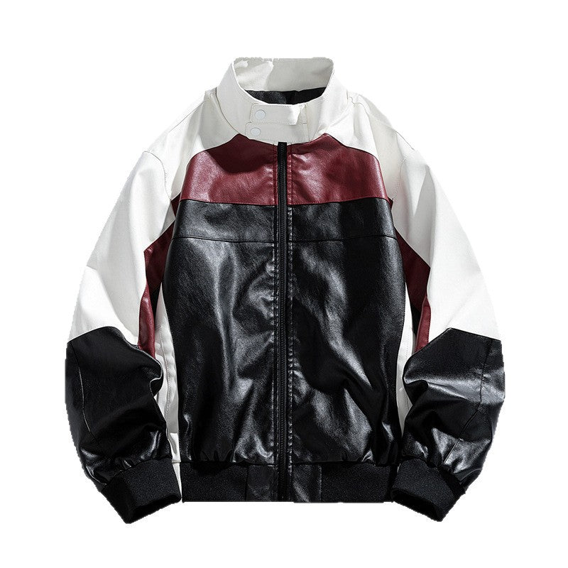 Damen Trendige Bikerjacke im Color-Block-Stil Echo Archiv