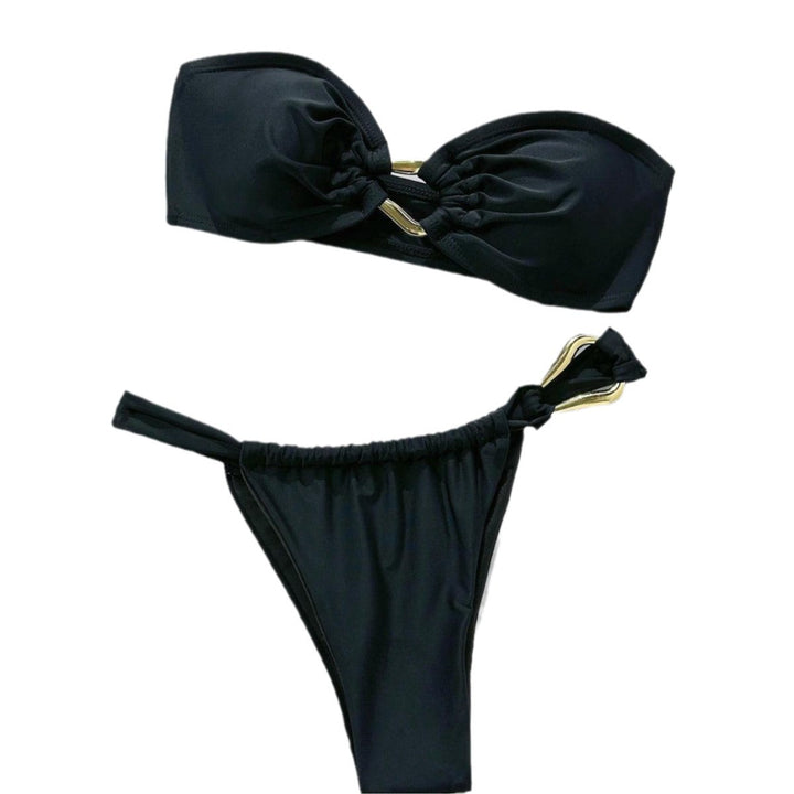 Damen Bandeau-Bikini mit dekorativem Schmuckdetail Echo Archiv