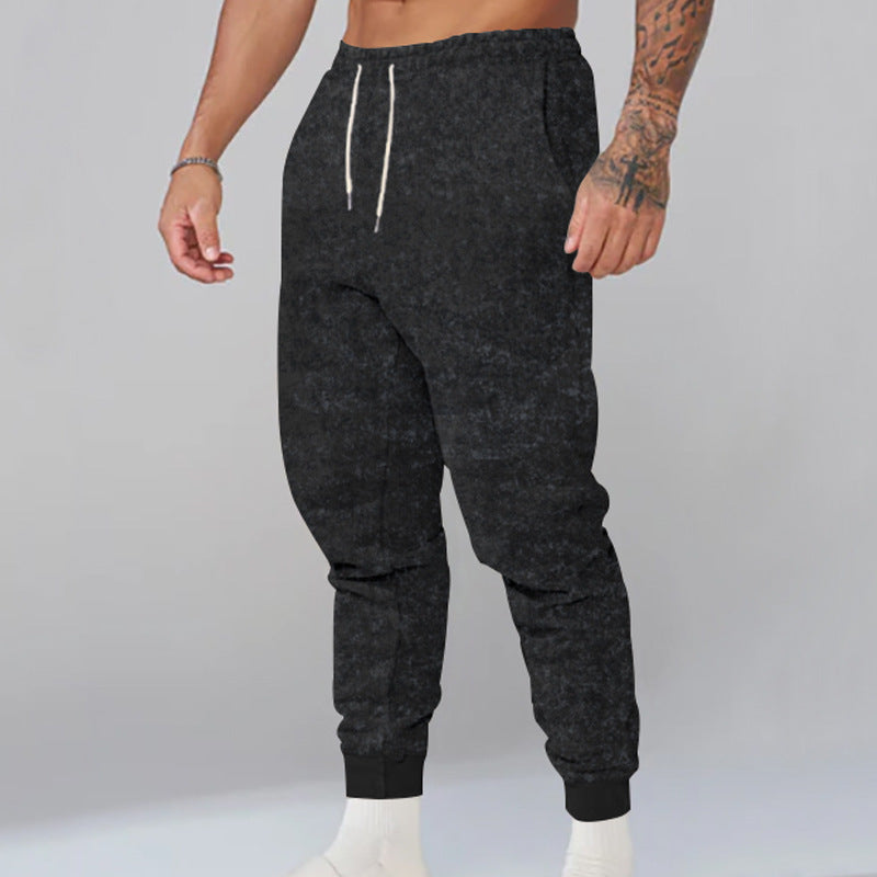 Herren bequeme Sweatpants mit elastischem Bund und sportlichem Style Echoarchiv